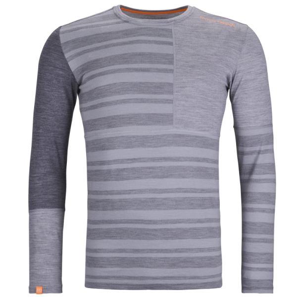 Ortovox 185 Rock'N'Wool Long Sleeve M Grey Blend